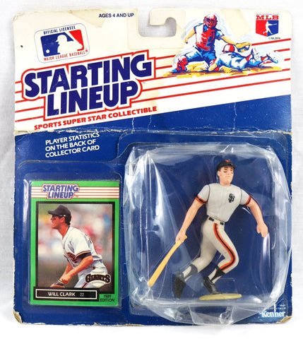 VINTAGE 1989 Starting Lineup Action Figure Will Clark Giants