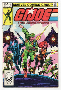 GI Joe #4 VINTAGE 1982 Marvel Comics Star Wars