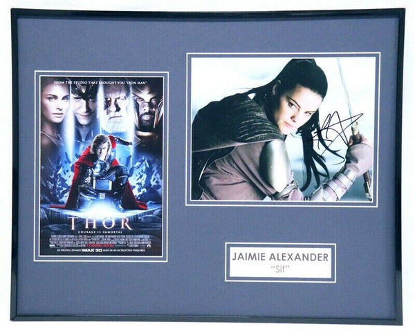 Jaimie Alexander Signed Framed 16x20 Photo Set Thor Sif