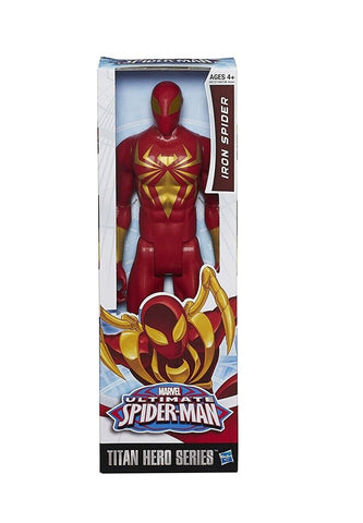 ORIGINAL Vintage 2014 Ultimate Spiderman Iron Spider 12" Titan Hero Figure