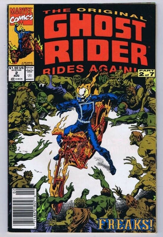 Original Ghost Rider Rides Again #2 Vintage 1991 Marvel Comics