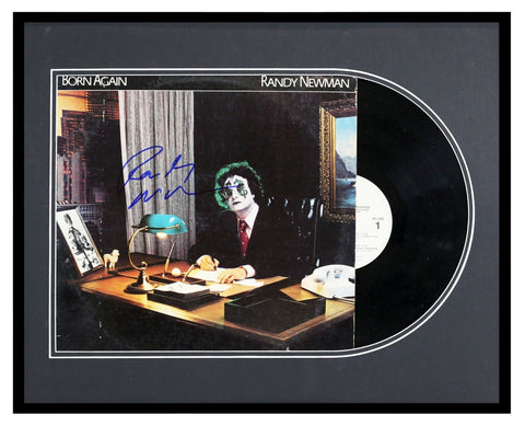 Randy Newman Signed Framed Vintage 1979 Born Again Vinyl Record Album JSA