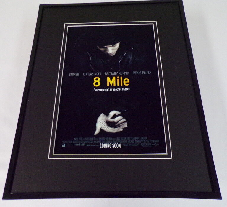 8 Mile Framed 11x14 Repro Movie Poster Display Eminem Mekhi Phifer