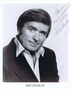 Mike Douglas Signed Vintage 8x10 Photo 