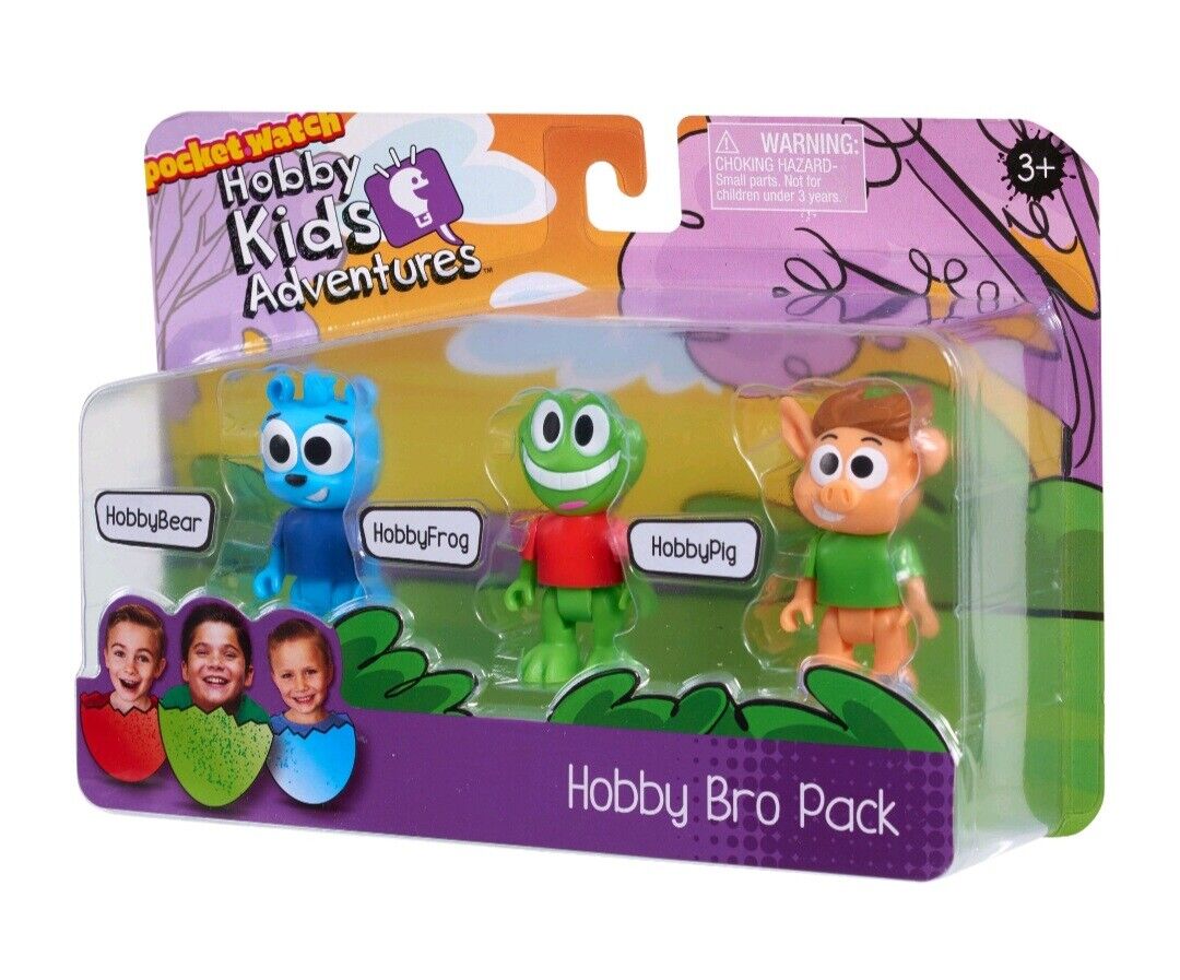 NEW SEALED 2019 Pocket Watch Hobby Kids Adventures Bro Pack Action Figures