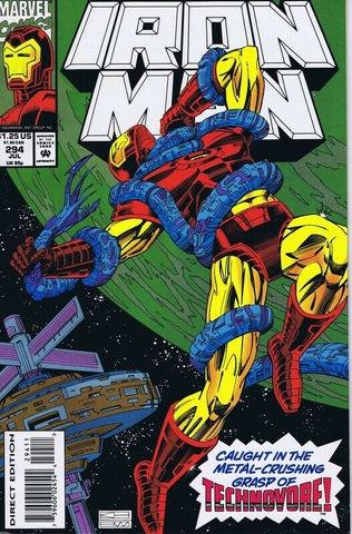 Iron Man #294 ORIGINAL Vintage 1993 Marvel Comics 