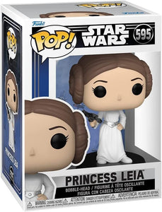 NEW SEALED Funko Pop Figure Star Wars Princess Leia 595 Carrie Fisher