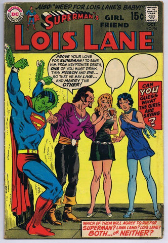 Superman's Girlfriend Lois Lane #96 ORIGINAL Vintage 1969 DC Comics 