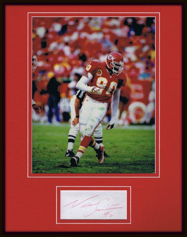 Neil Smith Signed Framed 11x14 Photo Display Chiefs