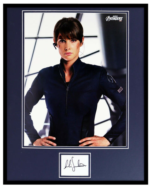 Cobie Smulders Signed Framed 16x20 Photo Poster Display Avengers HIMYM