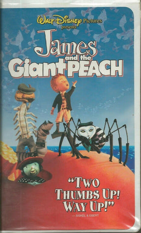 Disney James and the Giant Peach VINTAGE VHS Cassette 