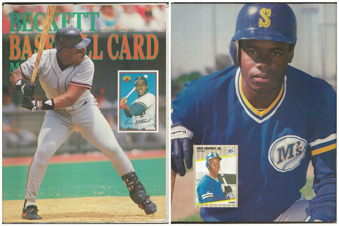 ORIGINAL Vintage Aug 1989 Beckett Baseball Card Magazine Ken Griffey Jr