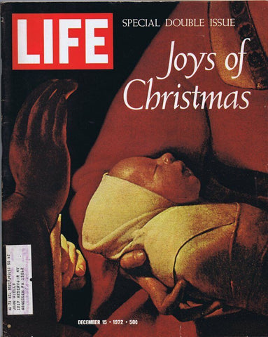 ORIGINAL Vintage Life Magazine December 15 1972 Christmas Double Issue