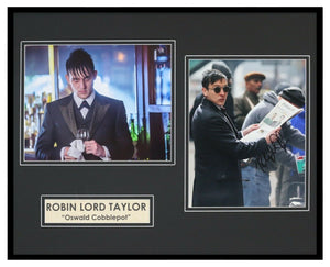 Robin Lord Taylor Signed Framed 16x20 Photo Display AW Gotham Penguin