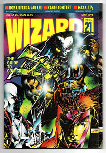 Wizard Magazine #21 VINTAGE 1993 Youngblood Jae Lee