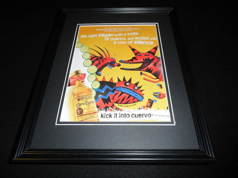 1998 Jose Cuervo Tequila Framed 11x14 ORIGINAL Vintage Advertisement