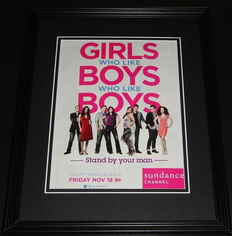 Girls Who Like Boys Who Like Boys Framed 2010 ORIGINAL Vintage Advertisement