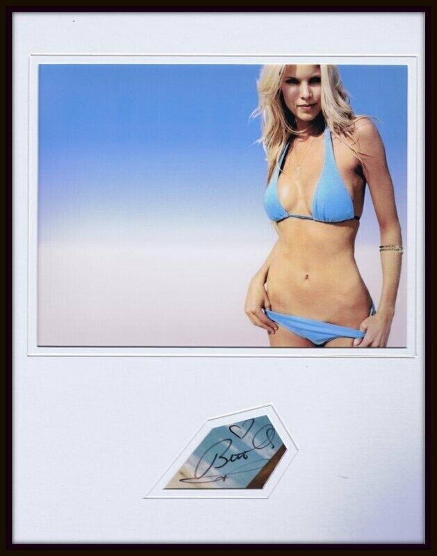 Beth Ostrosky Stern Signed Framed 11x14 Bikini Photo Display 