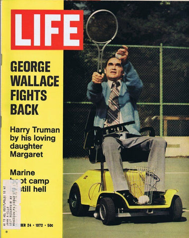 ORIGINAL Vintage Life Magazine November 24 1972 George Wallace