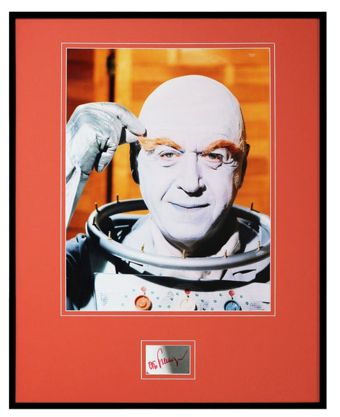 Otto Preminger Signed Framed 16x20 Photo Display JSA Batman Mr Freeze