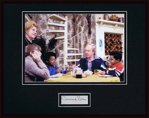 Conrad Bain Signed Framed 11x14 Photo Display Diff'rent Strokes