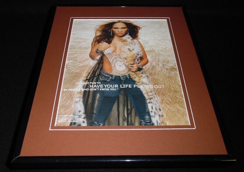 Jennifer Lopez 2005 Framed 11x14 Photo Display