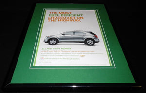 2009 Chevrolet Equinox Framed 11x14 ORIGINAL Advertisement