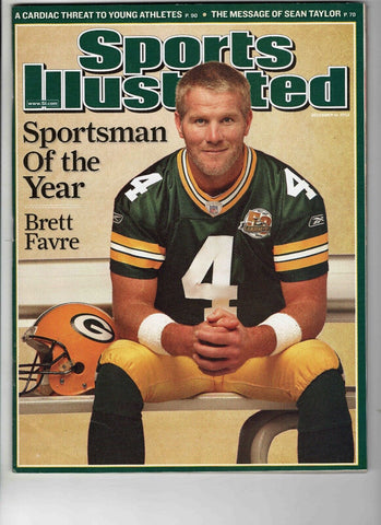 Dec 10 2007 Sports Illustrated Magazine Brett Favre Packers