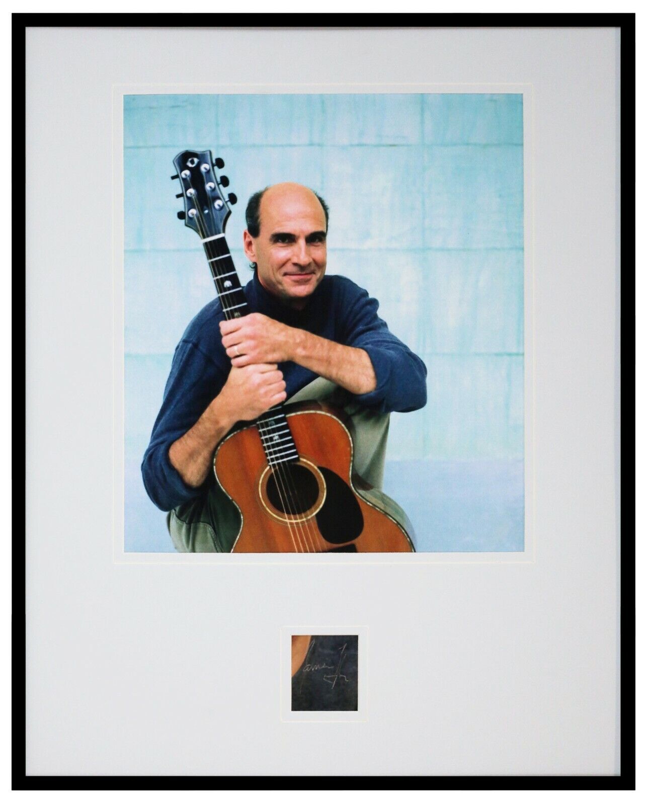 James Taylor Signed Framed 16x20 Photo Display 