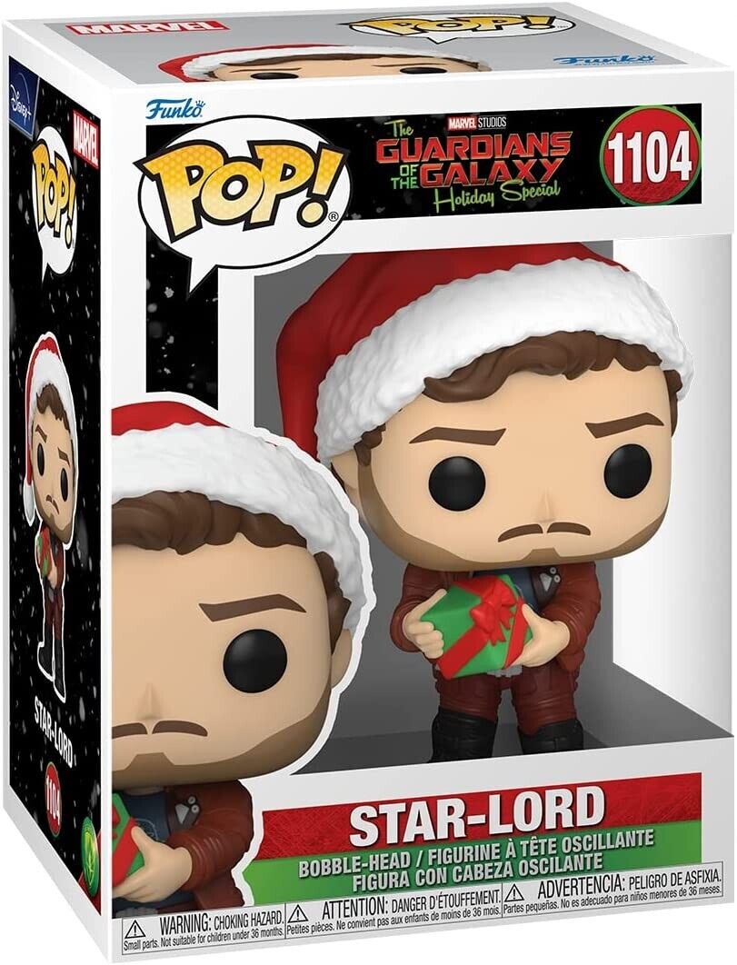 NEW SEALED 2022 Funko Pop Figure Guardians of the Galaxy Christmas Star Lord