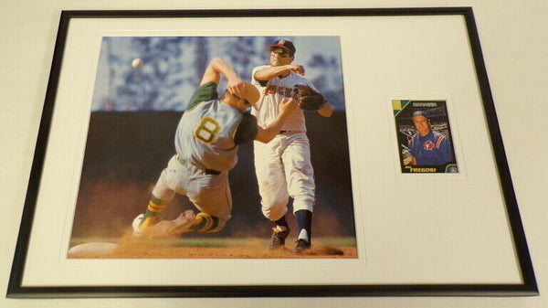 Jim Fregosi Signed Framed 12x18 Photo Display Angels