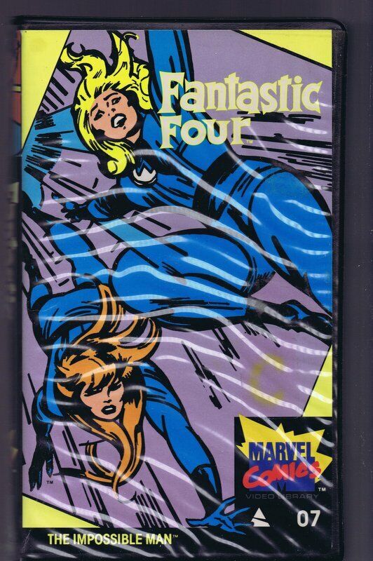 1985 Prism Fantastic Four Marvel VINTAGE VHS Cassette Clamshell Spider-Man