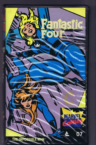 1985 Prism Fantastic Four Marvel VINTAGE VHS Cassette Clamshell Spider-Man