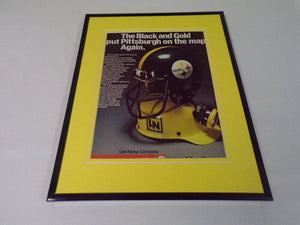 1979 Lee Norse Co / Pittsburgh Steelers Framed 11x14 ORIGINAL Advertisement