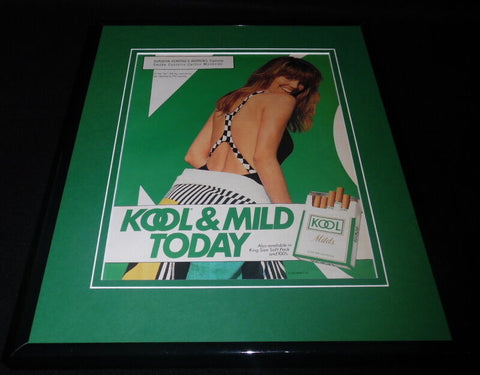 1987 Kool Milds Cigarettes Framed 11x14 ORIGINAL Vintage Advertisement