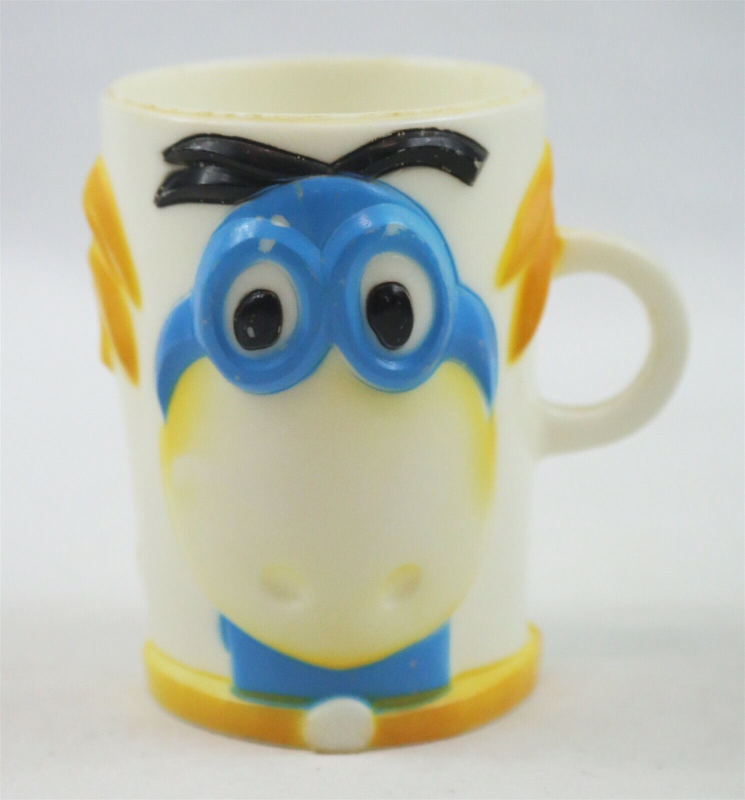 VINTAGE 1970s Flintstones Vitamins Dino Plastic Mug