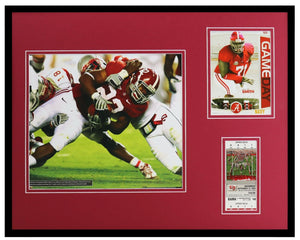 2008 Alabama vs W Kentucky Framed 16x20 Photo & Repro Ticket & Program Cover Set