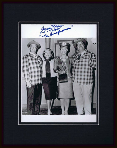 Jane Kean Signed Framed 11x14 Photo Display The Honeymooners w/ cast