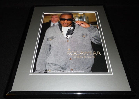 Jay Z 2008 Rocawear Evolution Framed 11x14 ORIGINAL Vintage Advertisement