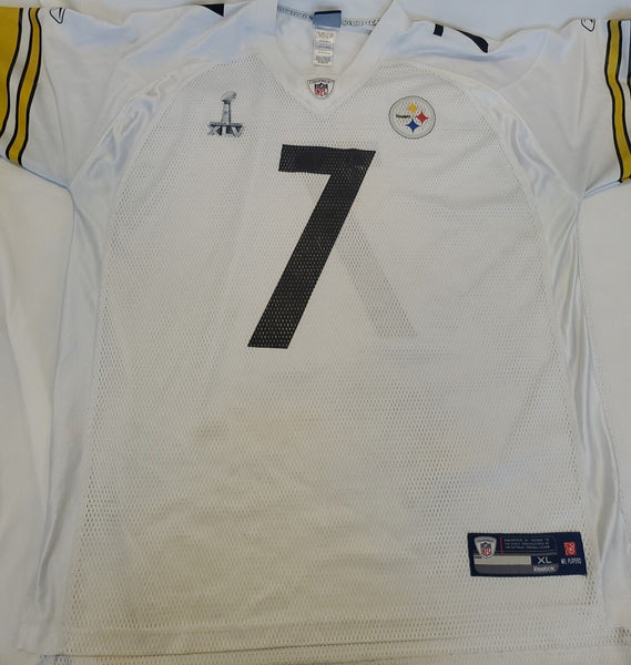 Ben Roethlisberger Pittsburgh Steelers Super Bowl XLV Jersey Reebok XL