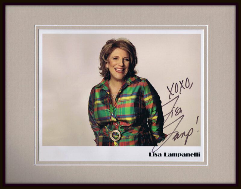 Lisa Lampanelli Signed Framed 11x14 Photo Display