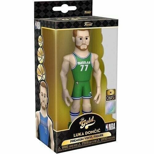 NEW SEALED 2021 Funko Gold NBA Mavericks Luka Doncic 5" Action Figure CHASE