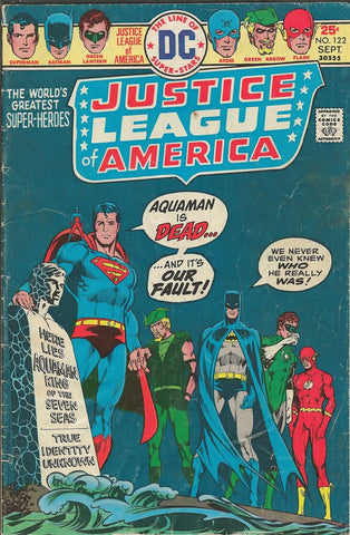 Justice League of America #122 ORIGINAL Vintage 1975 DC Comics