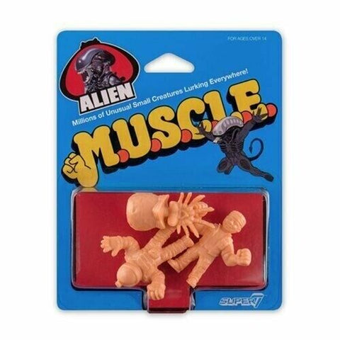 NEW Super7 Alien M.U.S.C.L.E. Pack B Mini-Figures Egg, Parker, Kane in Spacesuit