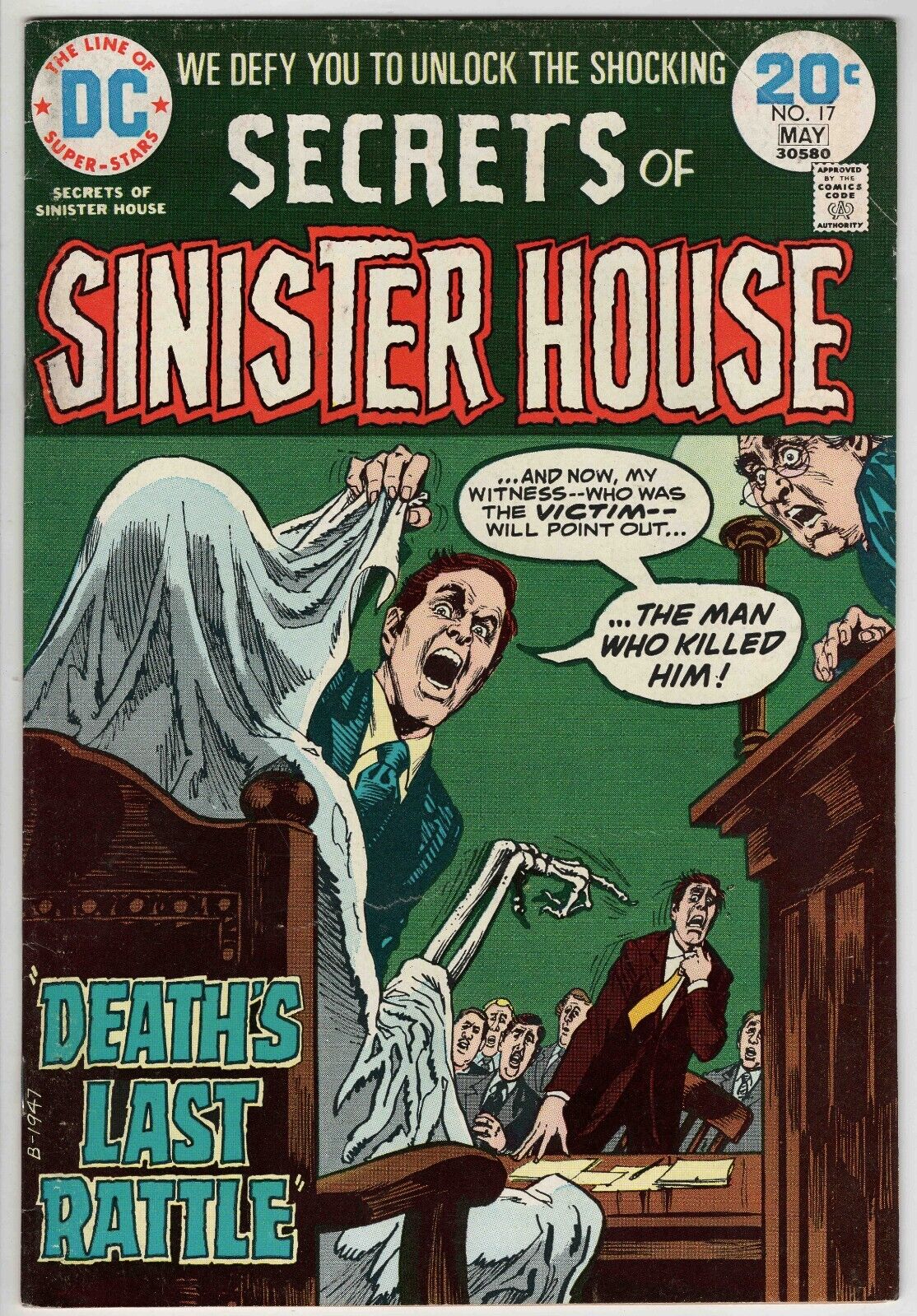 Secrets of Sinister House #17 VINTAGE 1974 DC Comics