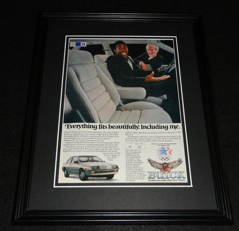 Magic Johnson 1982 Buick Skyhawk 11x14 Framed ORIGINAL Advertisement