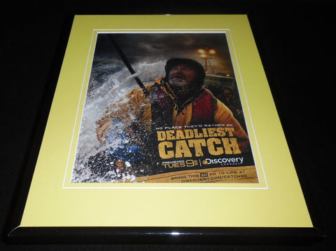 Deadliest Catch 2010 11x14 Framed ORIGINAL Vintage Advertisement Discovery