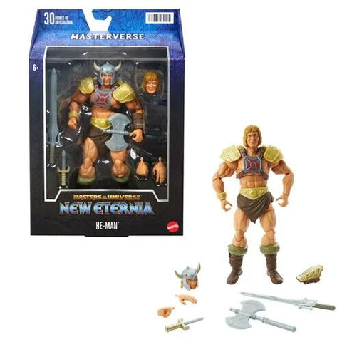 NEW SEALED 2022 Masters of the Universe Masterverse Viking He-Man Action Figure