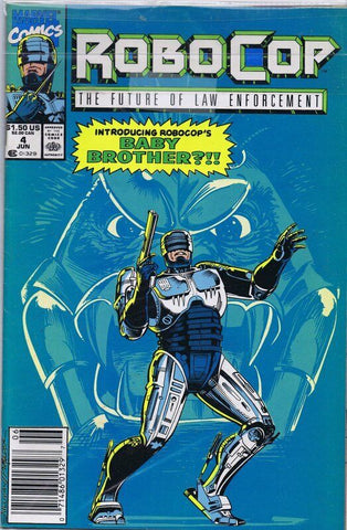 Robocop #4 ORIGINAL Vintage 1990 Marvel Comics Newsstand