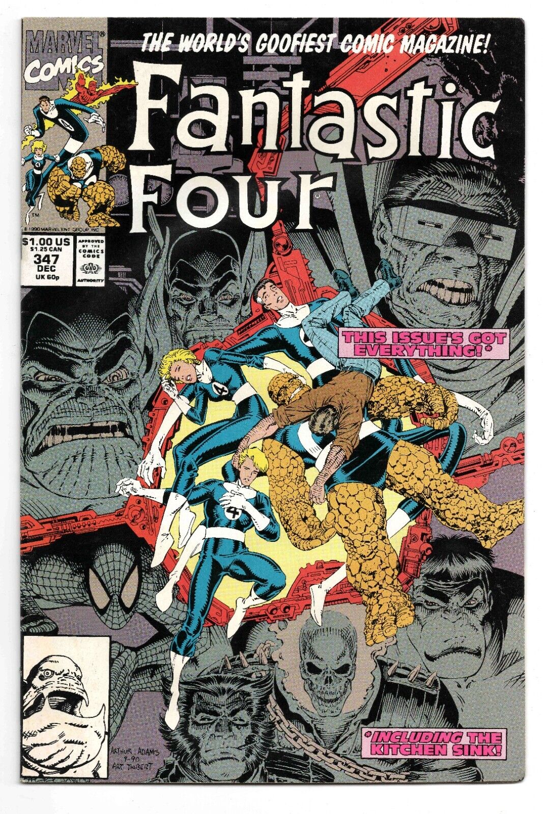 Fantastic Four #347 VINTAGE 1990 Marvel Comics